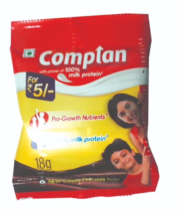 Complan Rich Choclate 18gm, Rs.5 |  Pack of 24 Hanger 